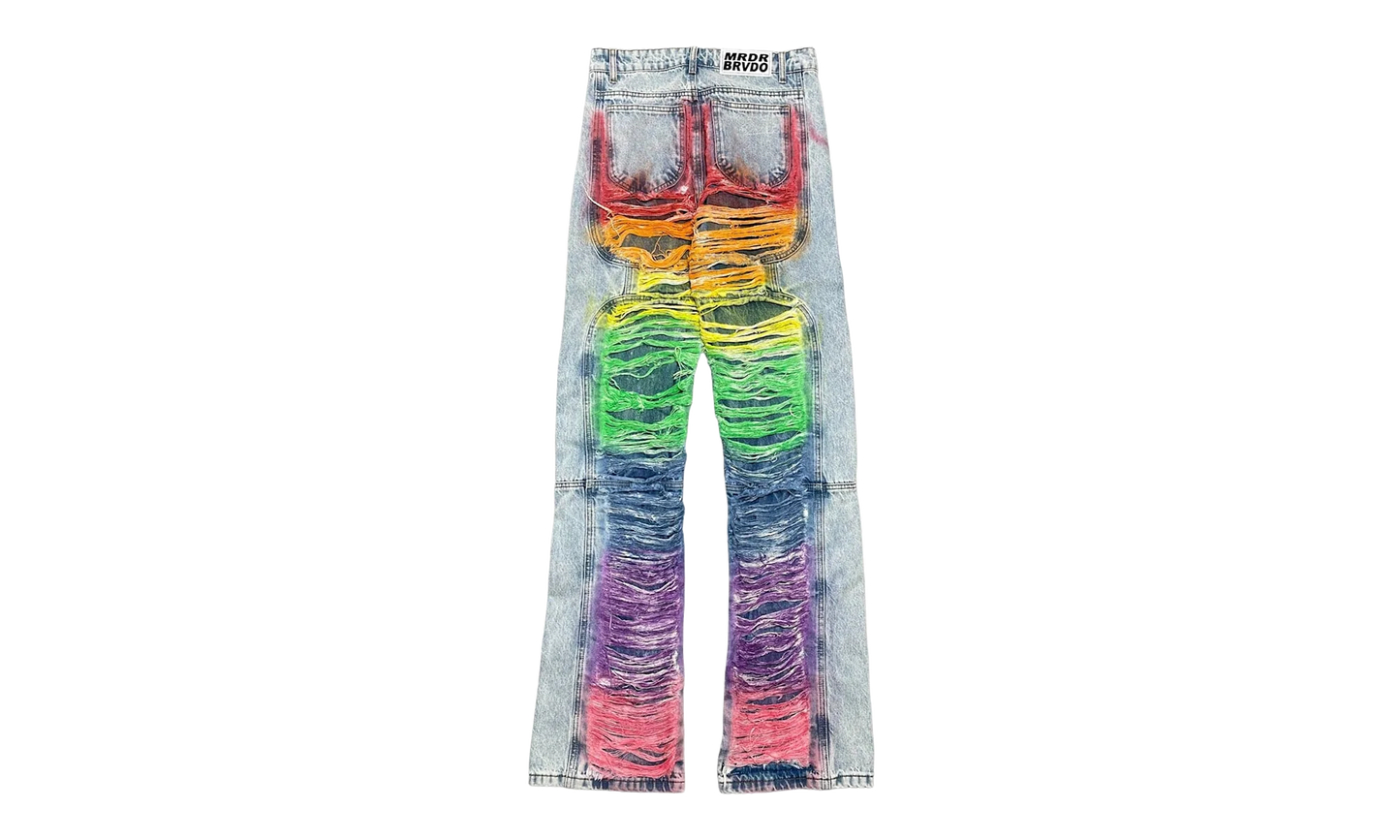 ROYGBIV Distressed Signature Jeans "Indigo" WDWBMBRDSJI