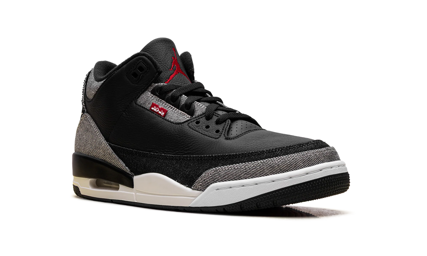Air Jordan 3 "Levi's - Black Denim" IR0914 400