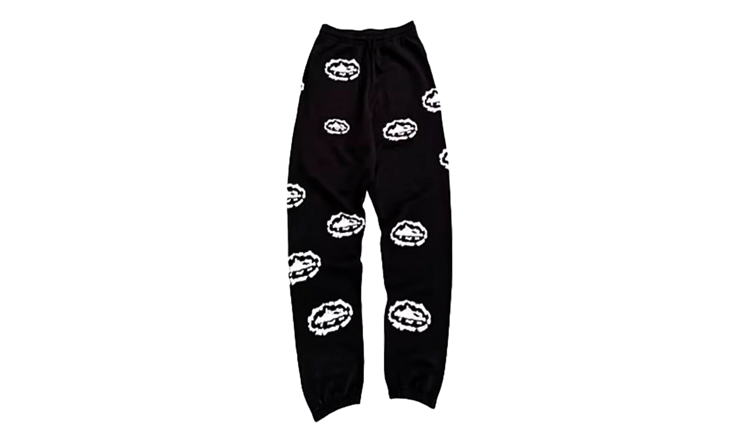 Corteiz x Denim Tears Cotton Wreath Sweatsuit "Black / White" CO07