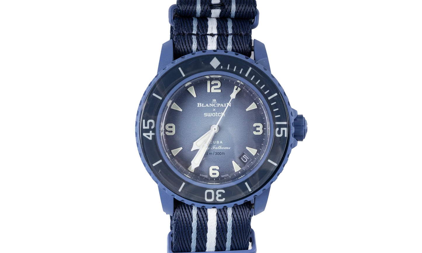 Blancpain x Swatch Scuba Fifty Fathoms "Atlantic Ocean" SO35A100