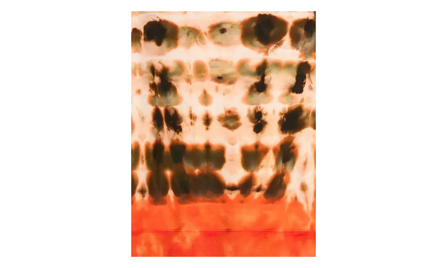 TIE DYE CREW SWEATSHIRT "Orange" AMR0090 Orange