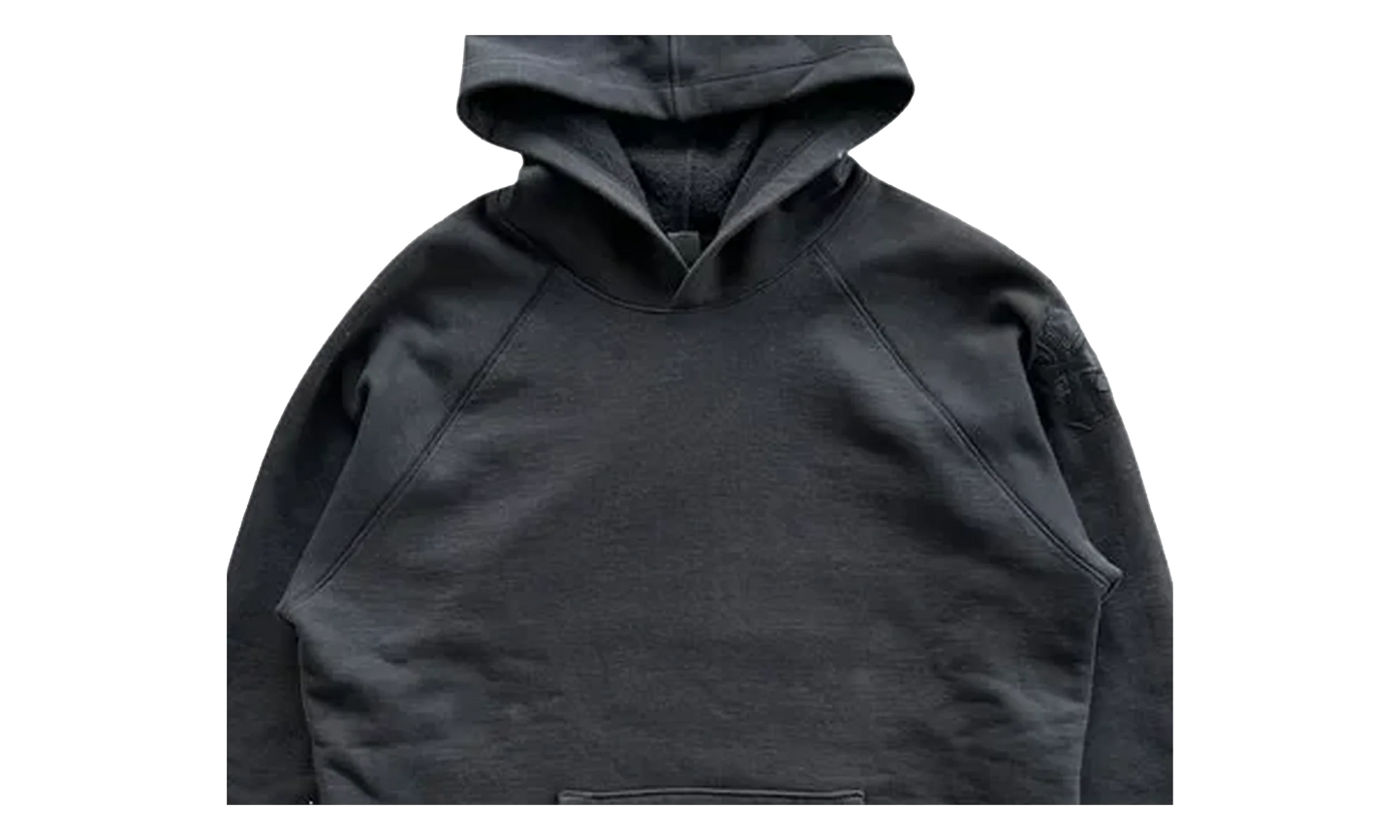 Paper Jam with Black Crosses Hoodie "Black" CHRM0868