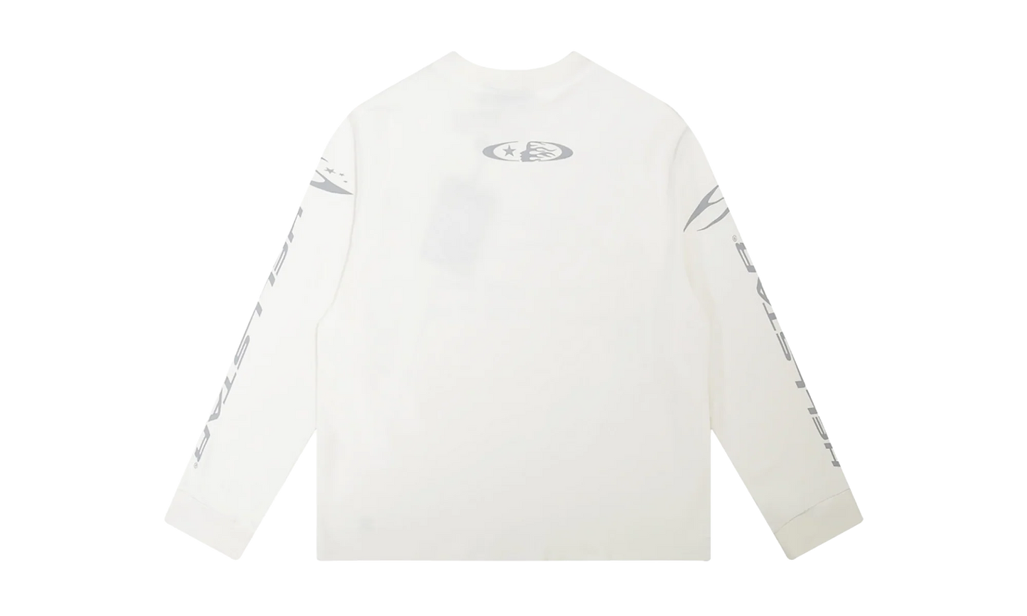 Cursive Logo Longsleeve T-Shirt "White" HSR095