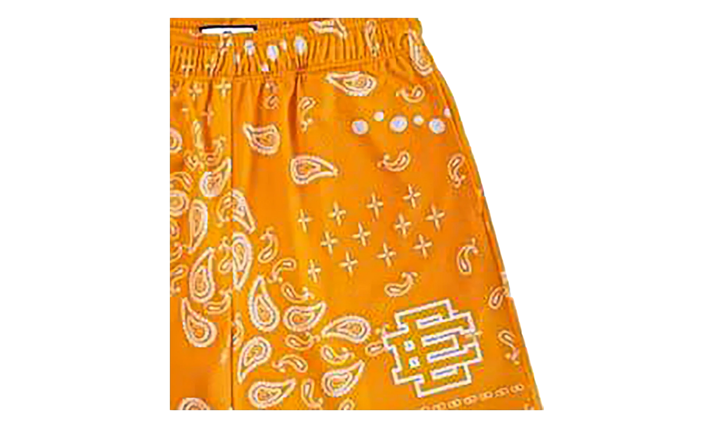 EE Basic Shorts (SS25) "Yellow Paisley" EE267
