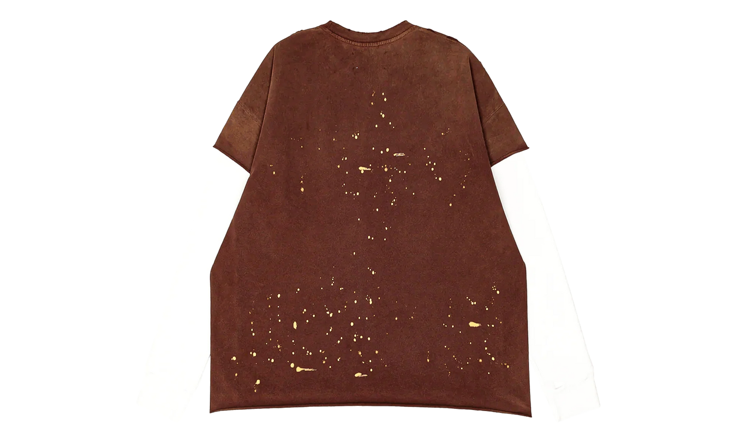Luke Thermal Long Sleeve Tee Shirt "Brick White" FW25TEE018 BRK