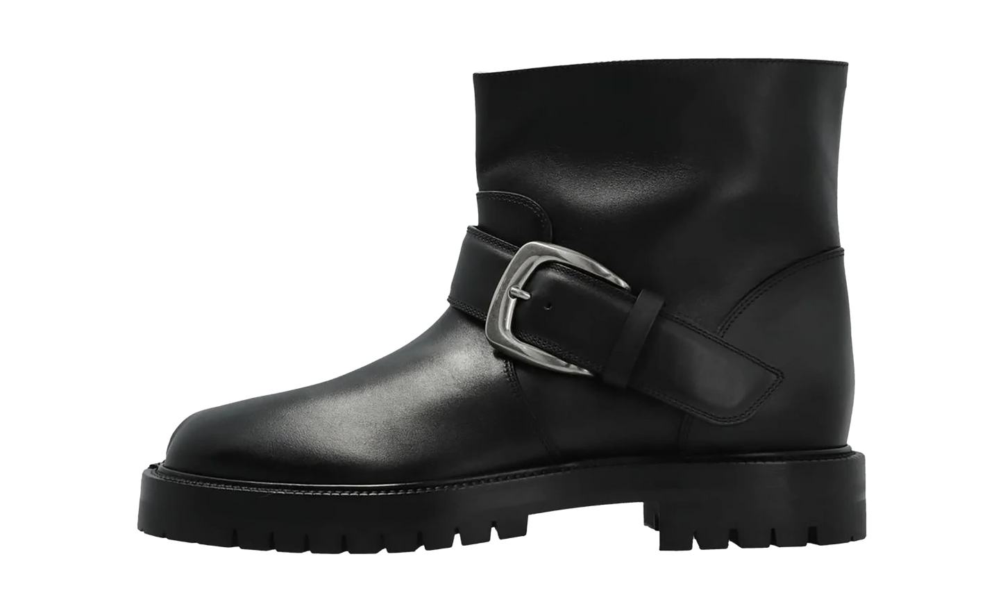 Tabi County Buckle Ankle Boots "Black" S57WU0296P3292H8396