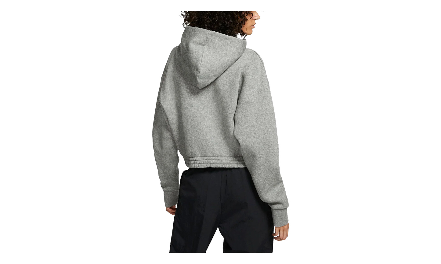 NSW Icon Clash Fleece Hoodie WMNS "Carbon Heather / Black" CJ2034 091