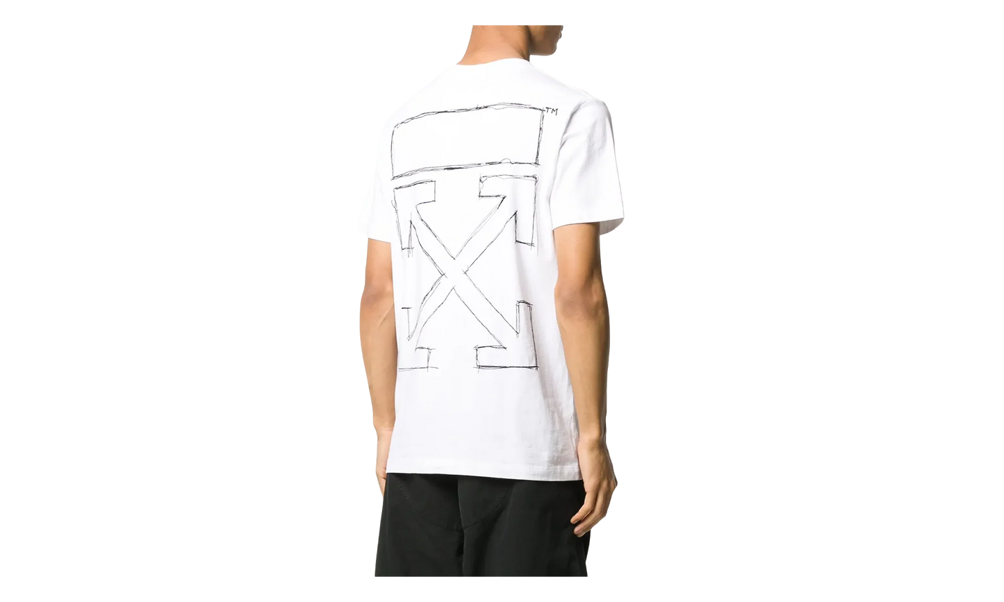 Unfinished S/S Over T-Shirt "White" OMAA027S201850090110