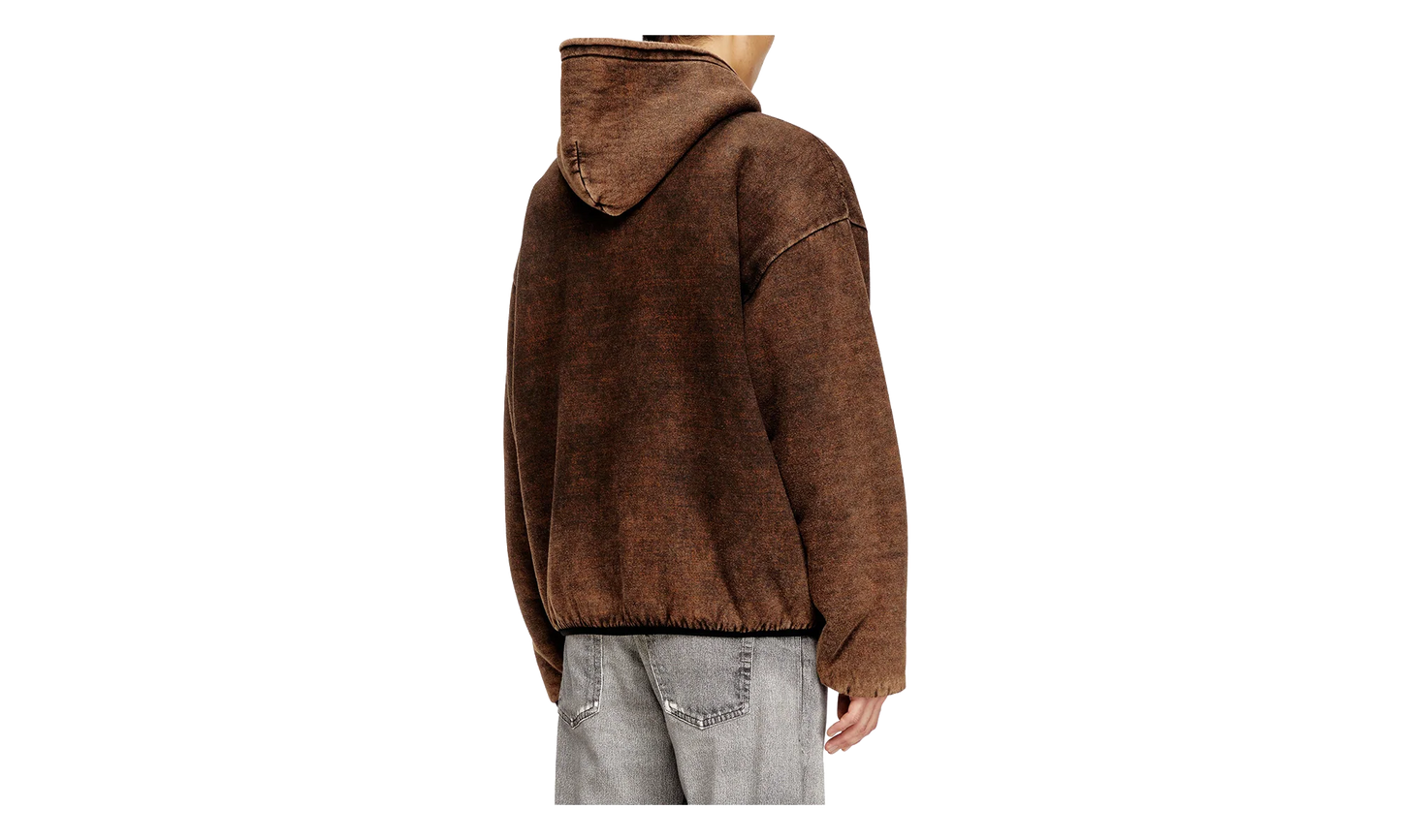 Reversible Hooded Zip Up Jacket "Brown" A199610BMCB9XXA
