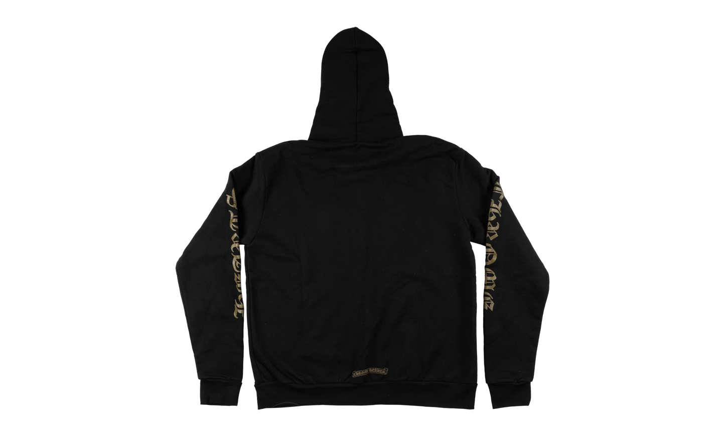 Vertical Logo Zip-Up Hoodie "Black/Olive" CHRM0852