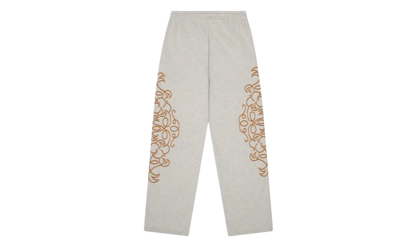 Western Embroidered Sweatpants "Grey" DT583