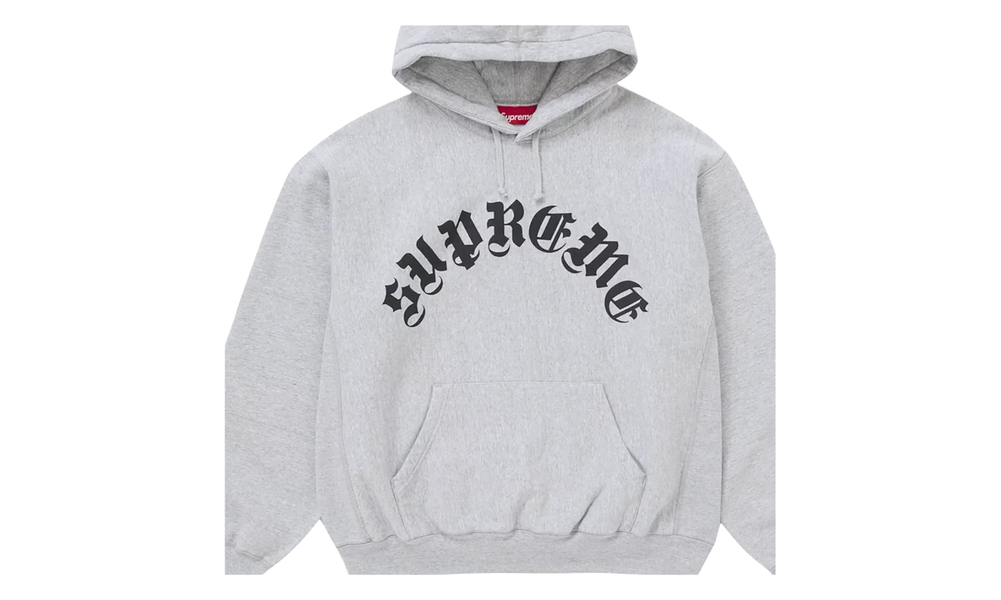 Printed Arc Hooded Sweatshirt "Heather Grey" SU26904