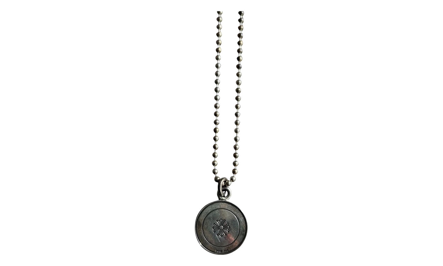 Angel Medallion Necklace "Silver" CHRM0947