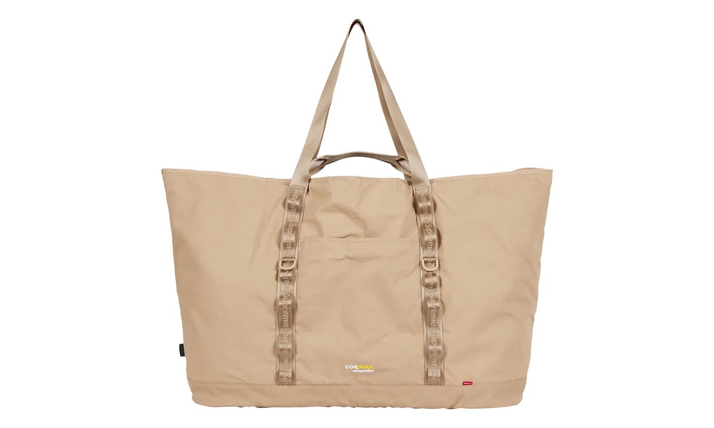 X-Large Tote Bag + Utility Pouch "SS26 - Tan" SU27287