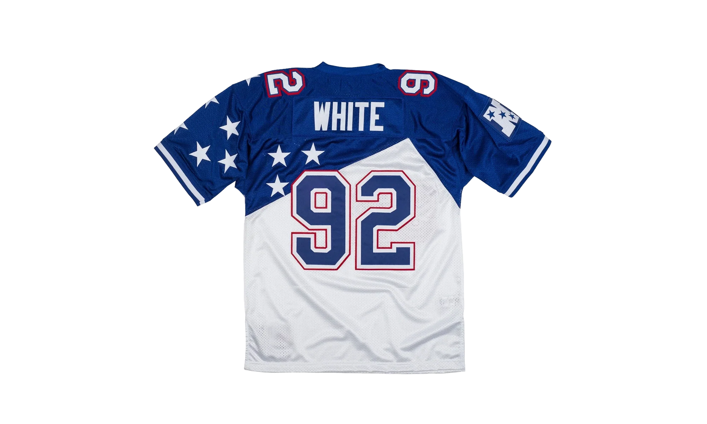 NFL Reggie White Authentic Jersey "1994-95 AFC - White / Royal" AJY6LG19122 NFCWHRY94RWH