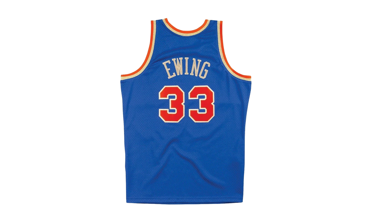 NBA Chinese New Year Patrick Ewing Swingman Jersey "1991 New York Knicks - Royal" SMJYNG18407 NYKROYA91PEW