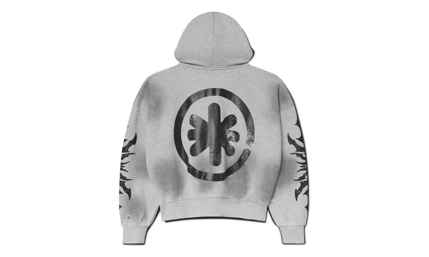 Acid Wash Zip Up Hoodie "Complex Con Exclusive - Black" 10067211