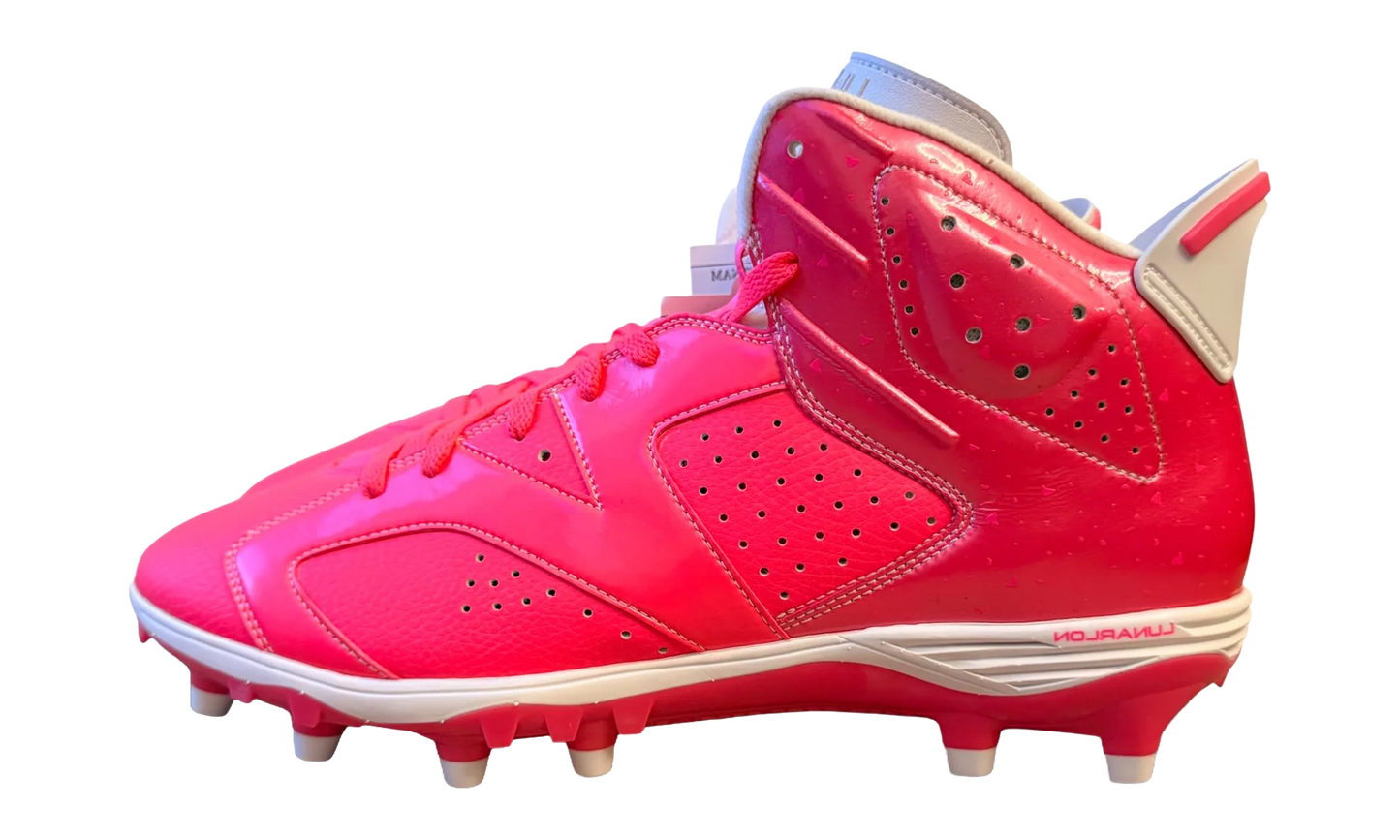 Jordan 6 Molded Cleats BCA "Vivid Pink / White" SU14 MNJDSP 793 M BCA