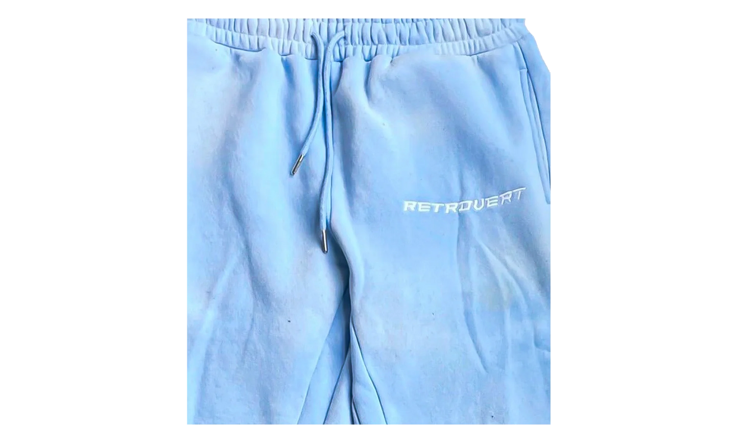 Flare Sweatpants "Baby Blue" RET037