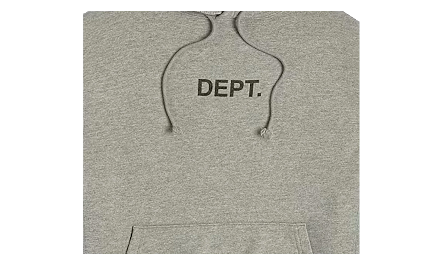 Dept Logo Hoodie Heather "Grey" GD080