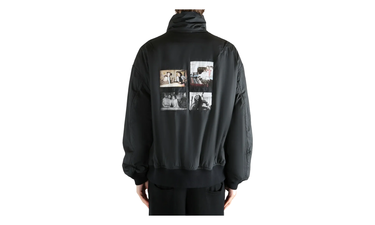 Elastic Hem Cotton Blouson Coat "Black" UC2E4207 BLAC