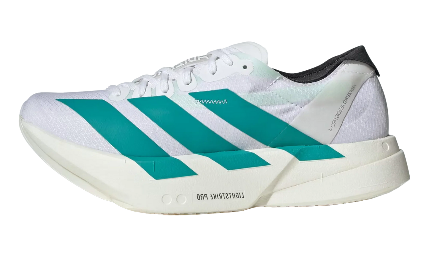 Adizero Adios Pro 4 WMNS "Cloud White Pure Teal Carbon" JR1247