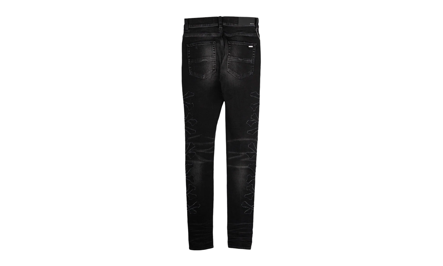 NY XO Bones Jeans "Aged Black" AMDNSY1181 023