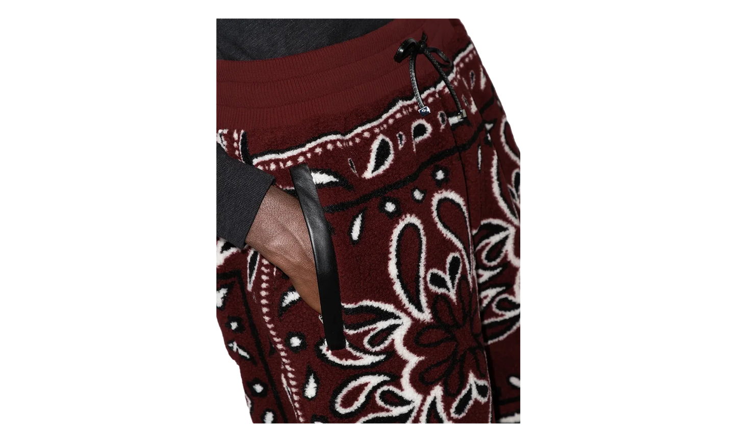 Bandana Fleece Shorts "Red" MKSS01643