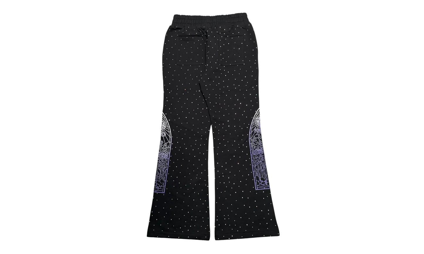 Rhinestone Sweatpants "Black" WDWBMBRSC