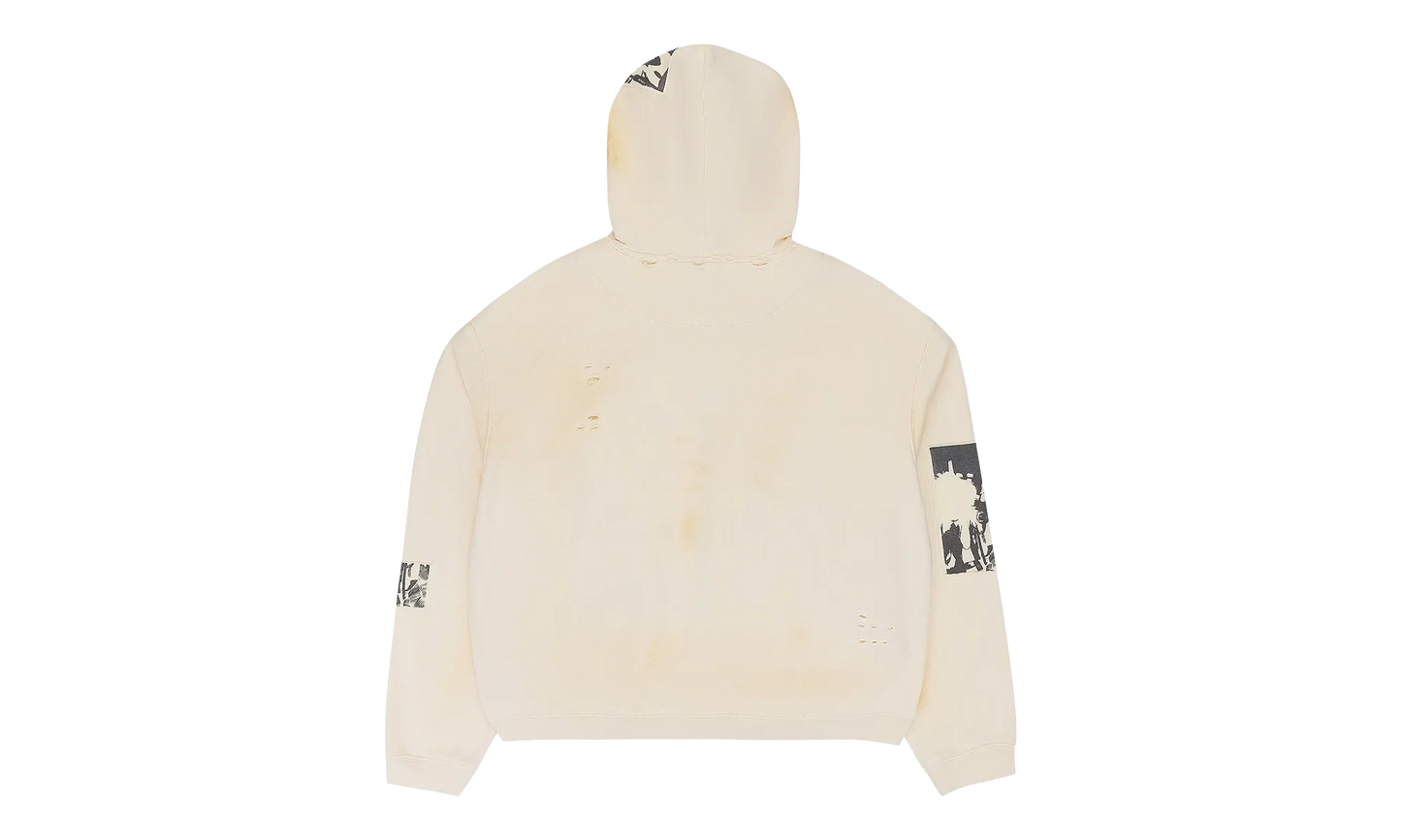 Flashlight Zip Up Hoodie "Cream" BC25SSHA07 WHIT