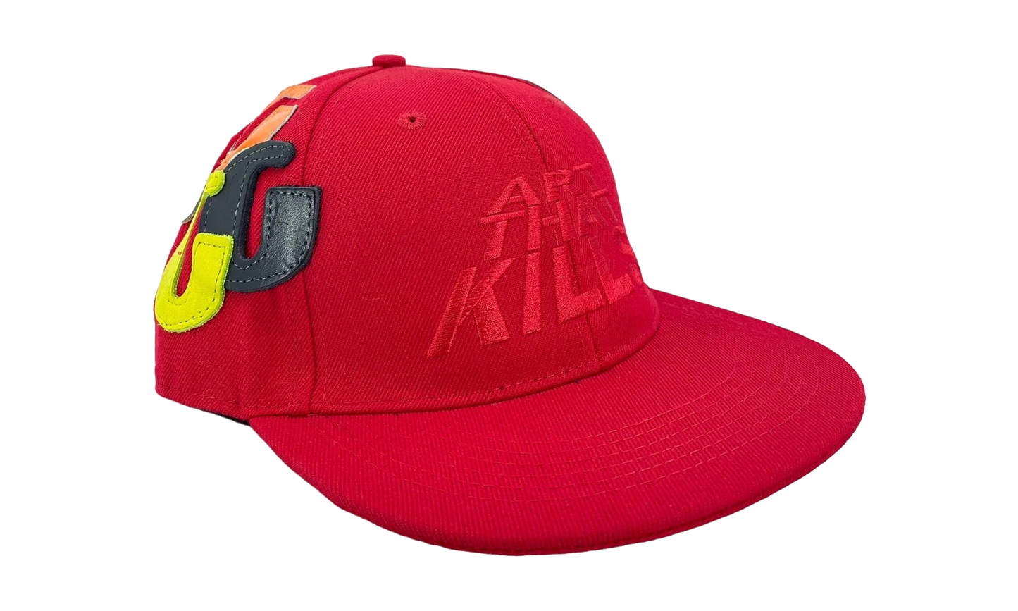 ATK G Patch Fitted Hat "Red" GD123