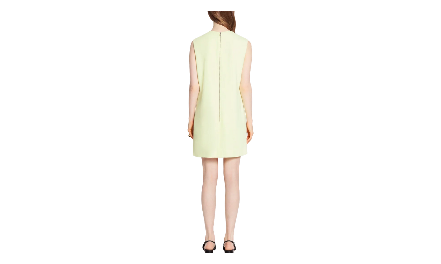 GATHERED NECK MINI DRESS "CITRON" RW DR0025 5606 P23_87