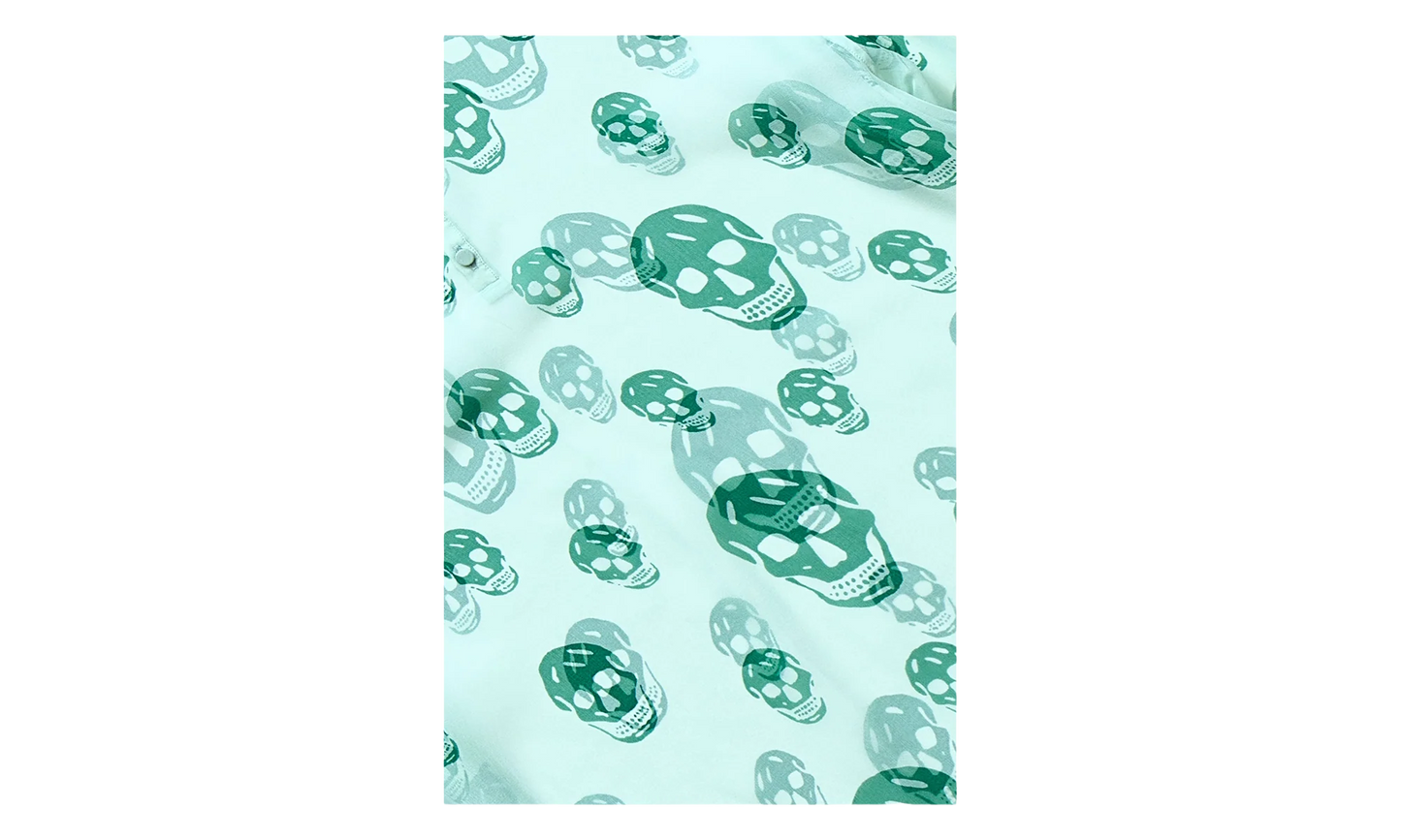 Skull Scarf Top "Green" 849930QQABF3075