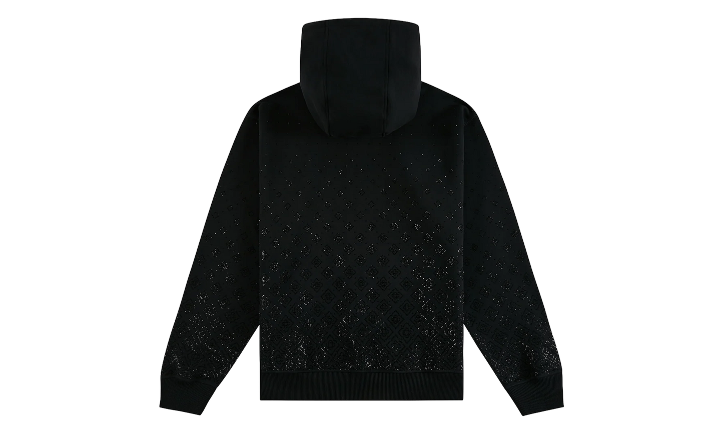 Crystal Monogram Long Sleeve Sweatshirt "Black" M P26 JTP 512 01