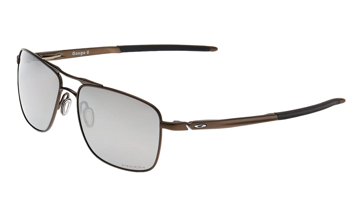 Gauge 6 Polarized Sunglasses "Pewter / PRIZM Black" OO6038 06