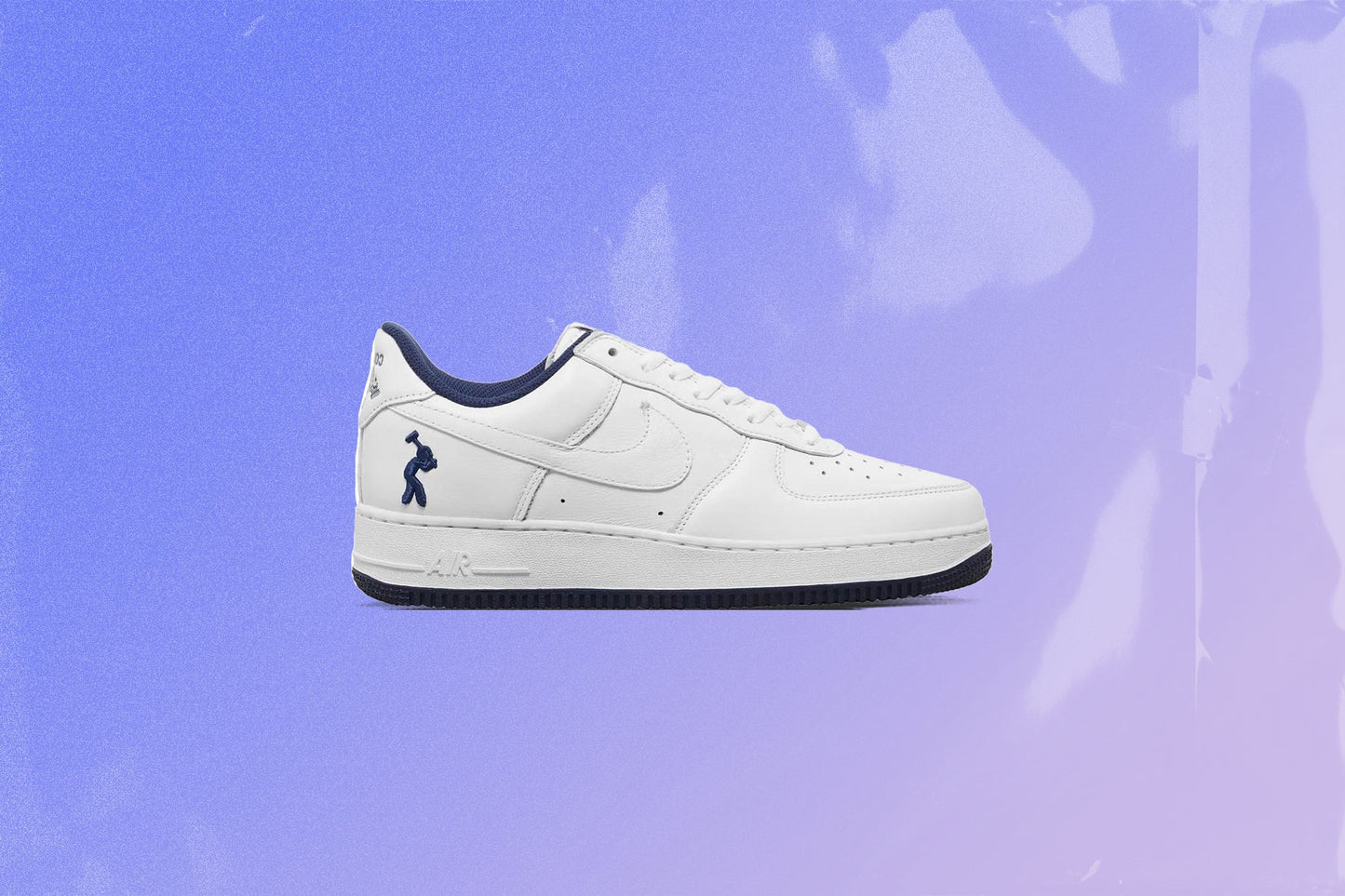 Lil Yachty Force 1 Low 'Concrete Boys' - White/Midnight Navy/Dark Powder Blue