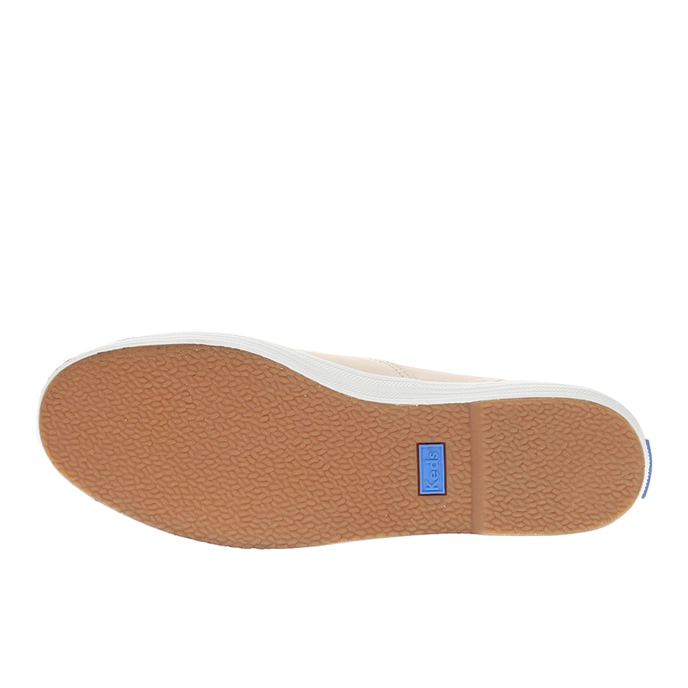 Champion Round Toe Leather Slip On Sneakers