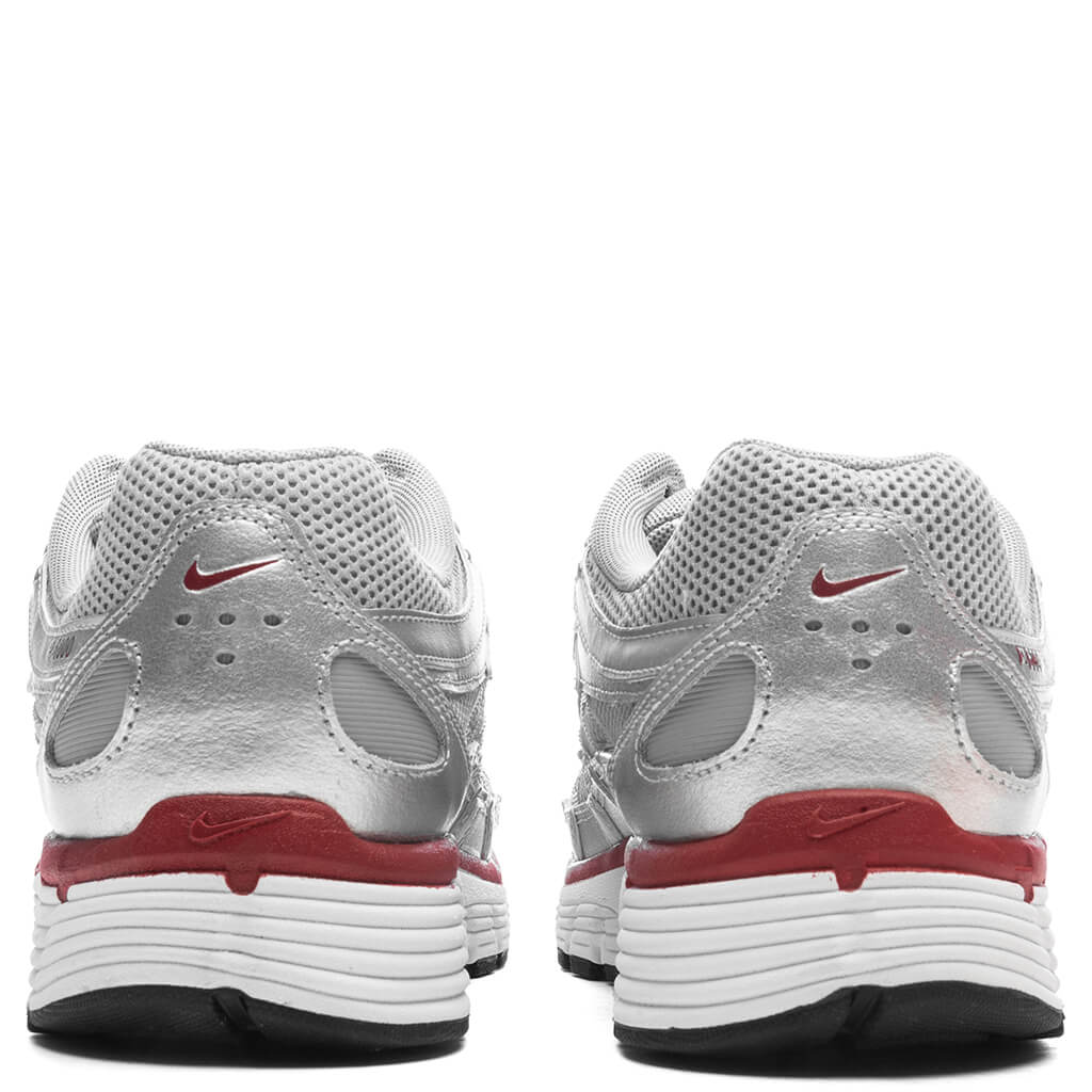 P - 6000 - Metallic Silver/Gym Red/FLT Silver