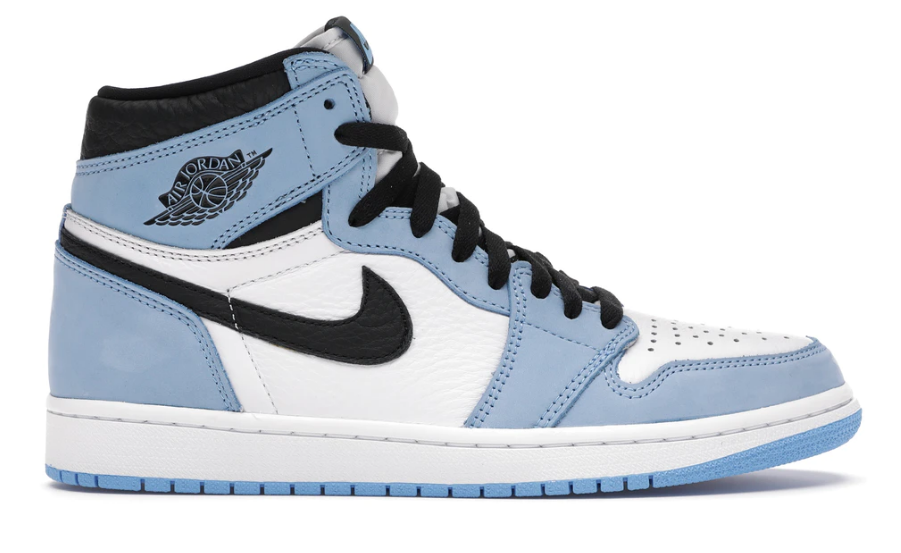 1 Retro High White University Blue Black (GS)