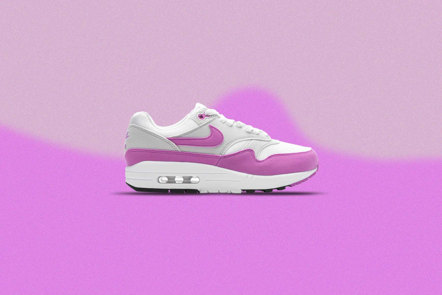 Women's Air Max 1 '87 - Neutral Grey/Fuchsia Dream/White