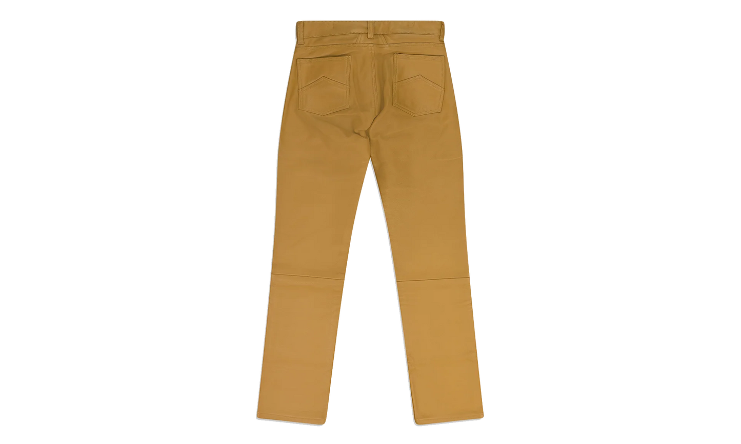 Leather Pants "Brown" RHDMBTM0195 BRN