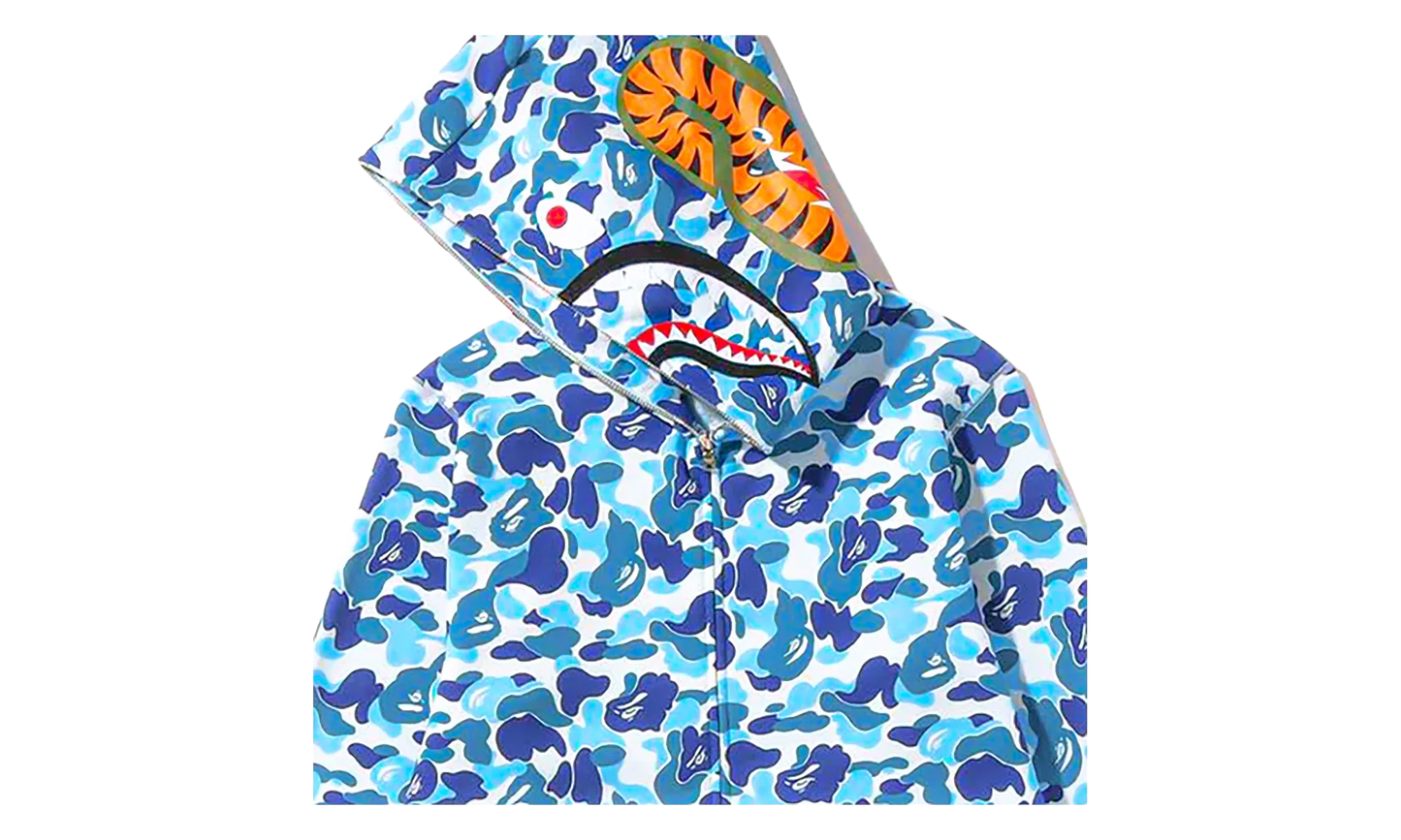 ABC Camo Shark Full Zip Hoodie "Blue" 0ZXSWM00915XO