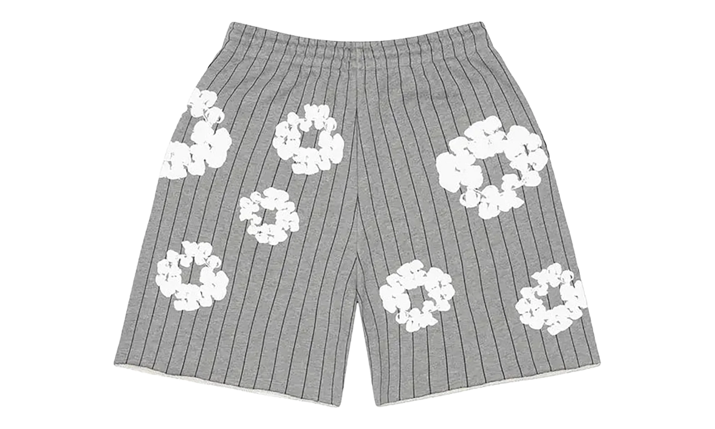 Pinstripe Wreath Sweatshorts "Grey" DT537