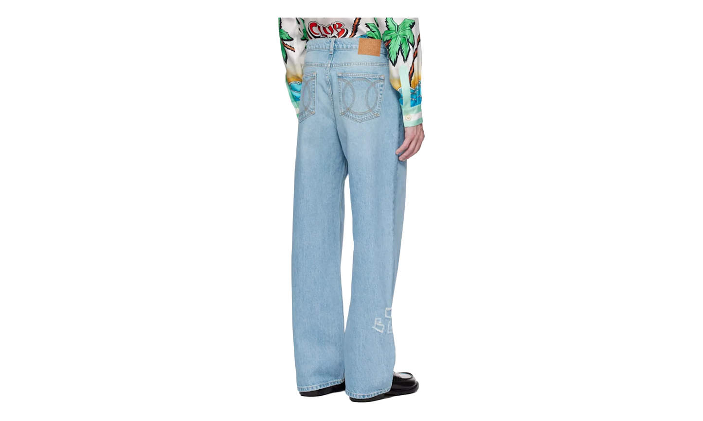 Graffiti Denim Jeans "Light Blue Vintage Wash" MS25 TR 274 01 LIGH