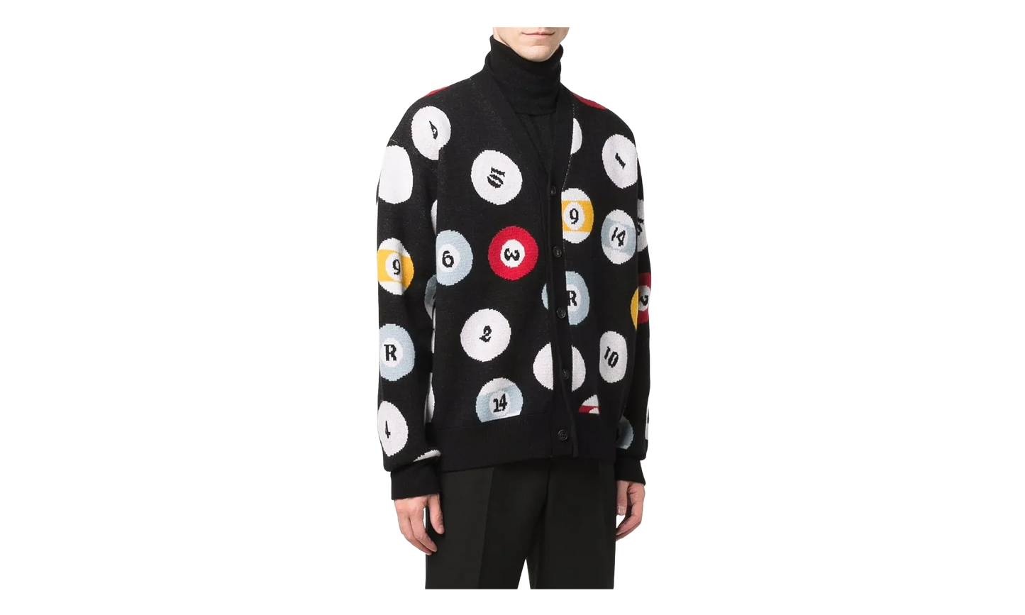 Pool Ball Cardigan "Black" MKC024 001