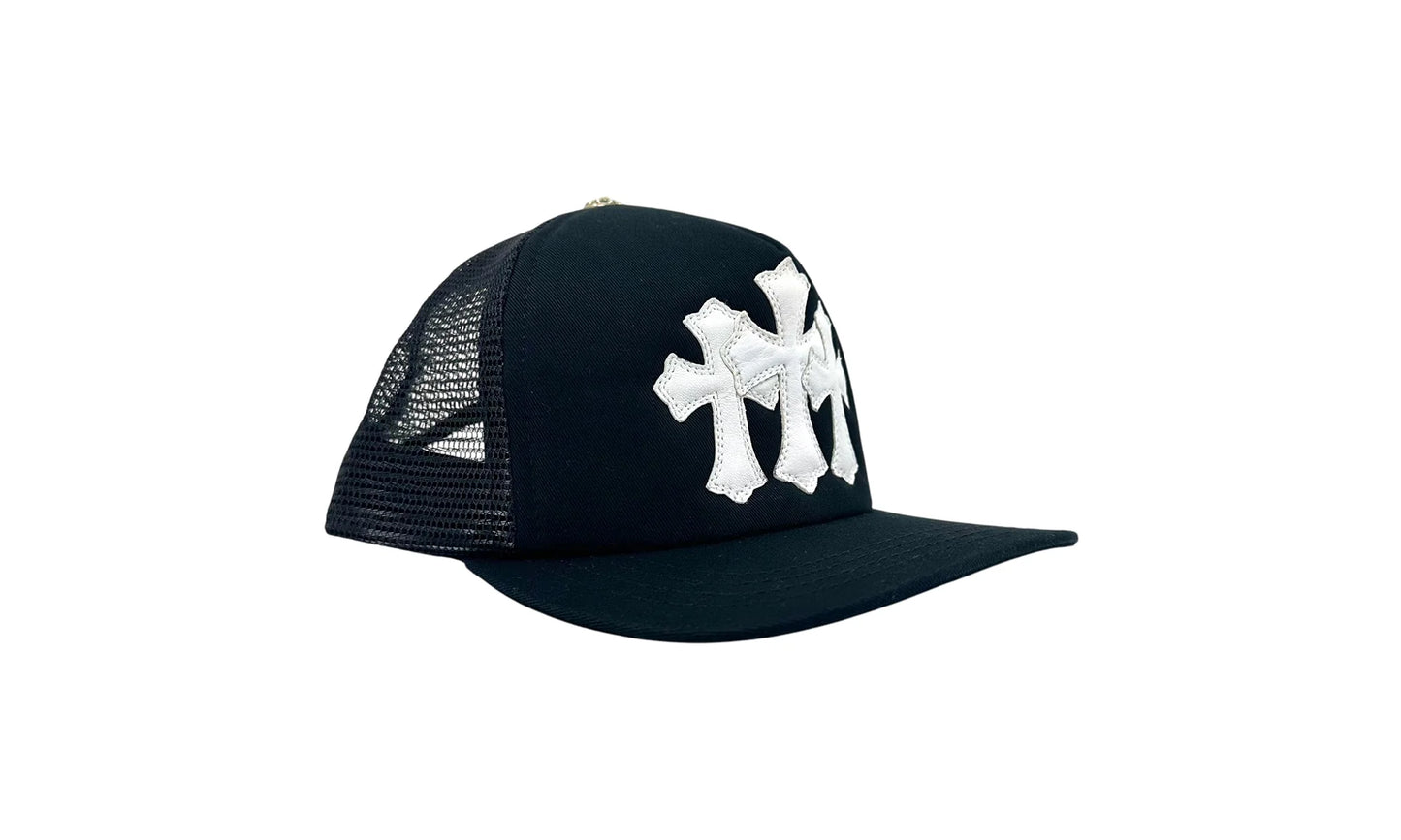 Cemetary Cross CH Trucker Hat "Black/White" CHRM0633