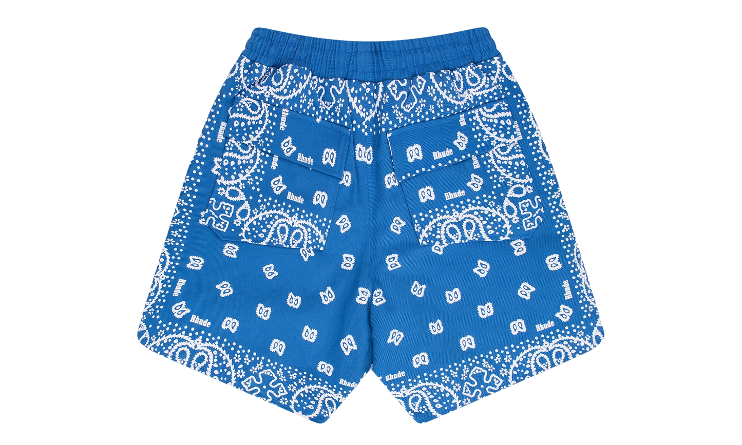 Rhude Bandana Shorts "Blue" RHSS23SH46009481 MARINEBLUE