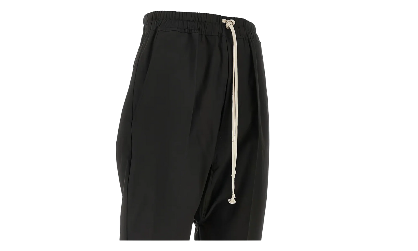Drawstring Cropped Pants "Black" RU01F2381 P 09