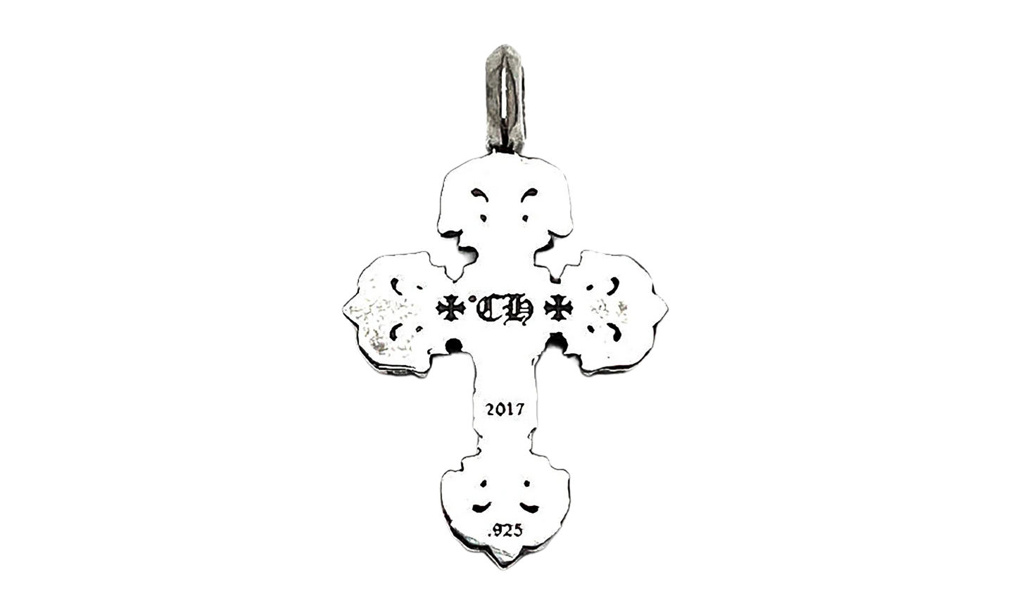 Filigree Cross Pendant With Ballchain "Silver" CHRM0803