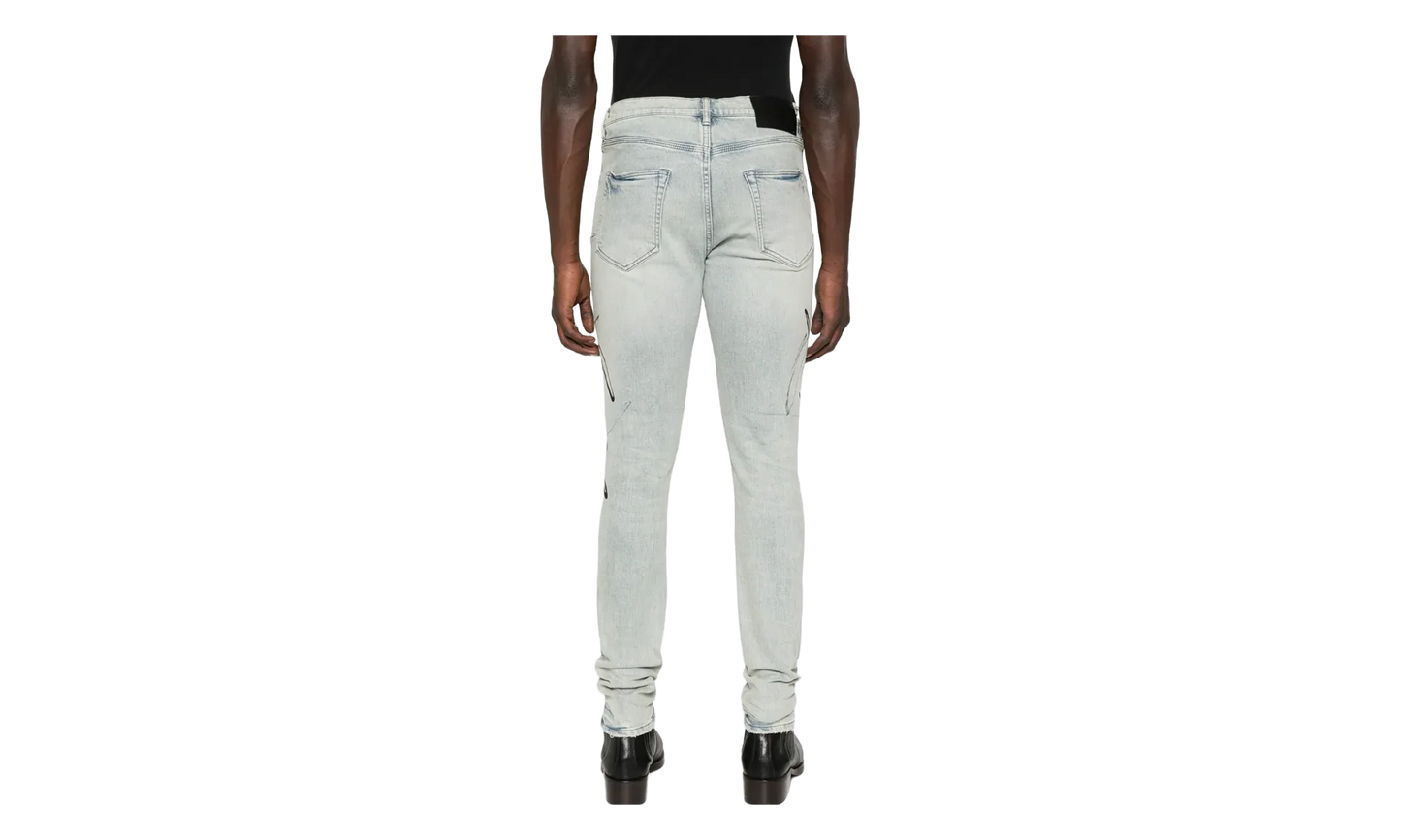 P001 Skinny Double Script Jeans "Blue" P001 SDPL425